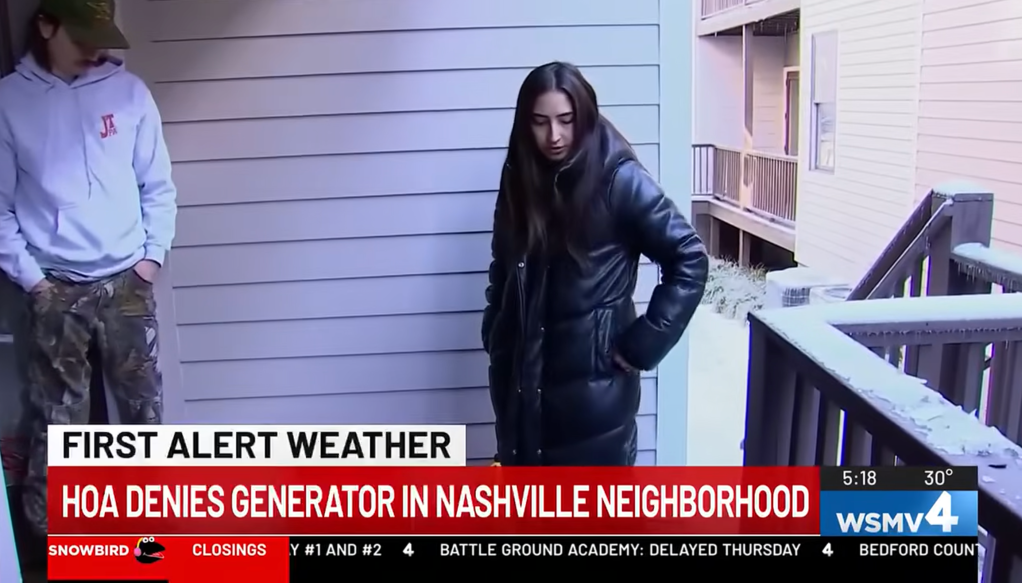 The frustrated Caravello blasted the HOA company because of the aesthetic code mentioned in the note.